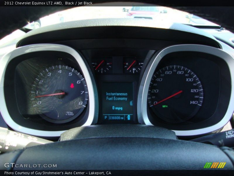 Black / Jet Black 2012 Chevrolet Equinox LTZ AWD