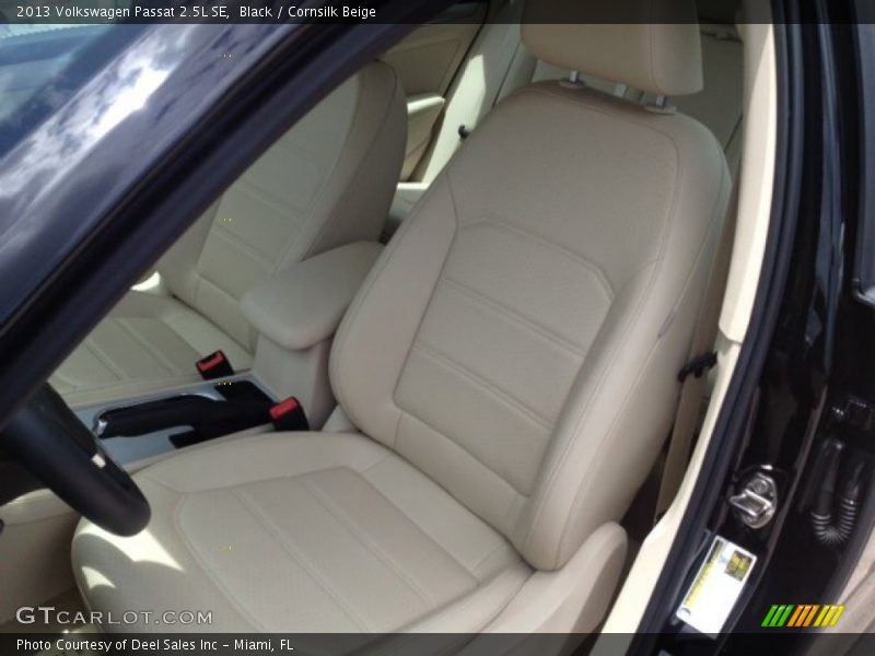 Black / Cornsilk Beige 2013 Volkswagen Passat 2.5L SE