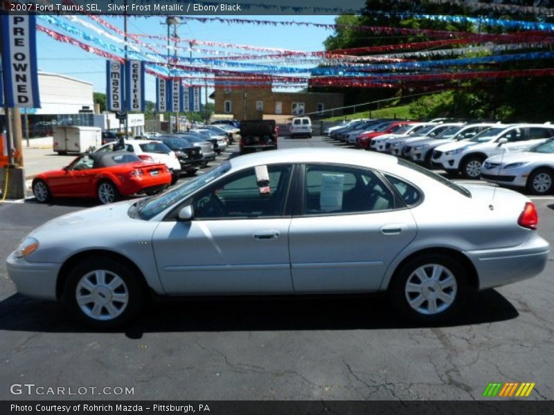 Silver Frost Metallic / Ebony Black 2007 Ford Taurus SEL