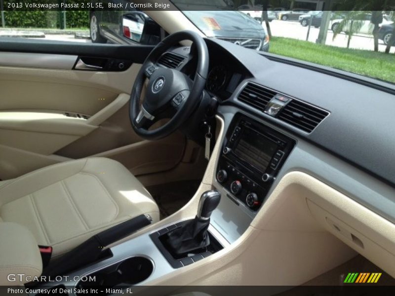 Black / Cornsilk Beige 2013 Volkswagen Passat 2.5L SE