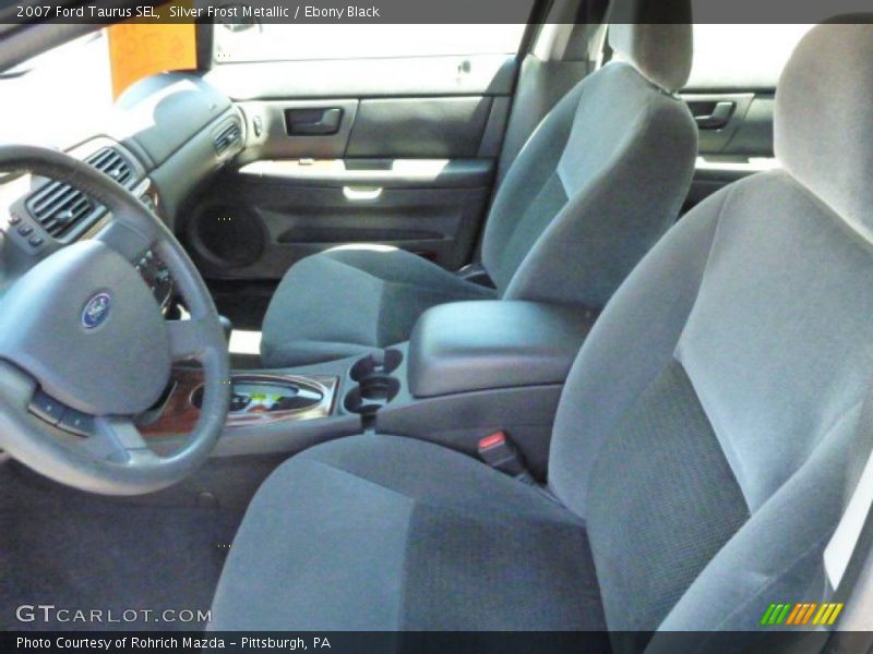 Silver Frost Metallic / Ebony Black 2007 Ford Taurus SEL