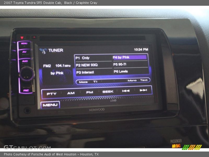 Black / Graphite Gray 2007 Toyota Tundra SR5 Double Cab