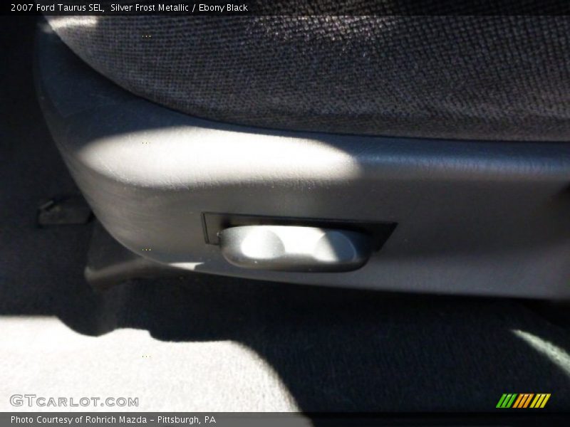 Silver Frost Metallic / Ebony Black 2007 Ford Taurus SEL