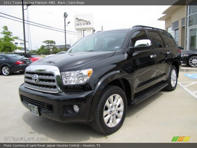 Black / Sand Beige 2011 Toyota Sequoia Platinum 4WD
