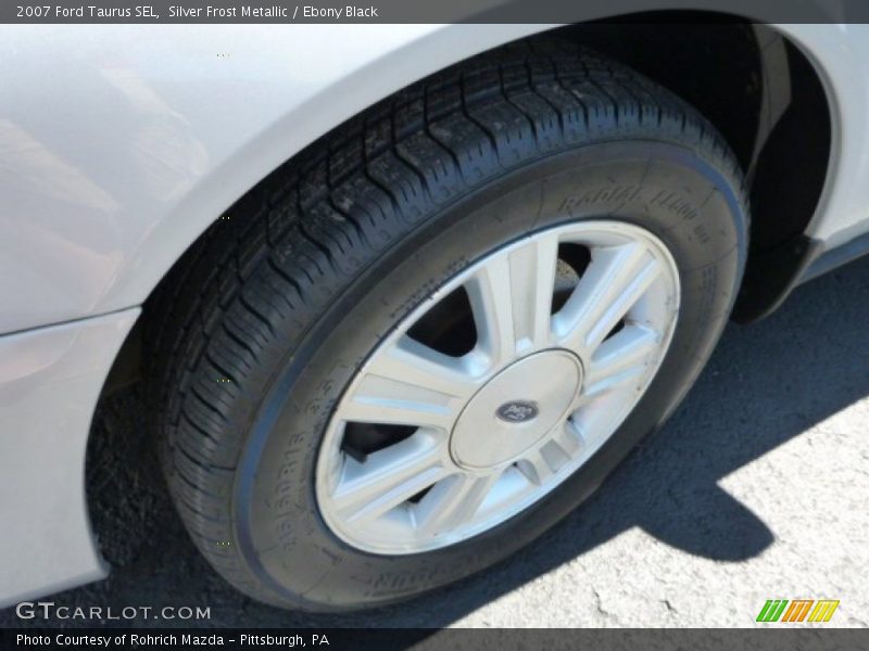 Silver Frost Metallic / Ebony Black 2007 Ford Taurus SEL