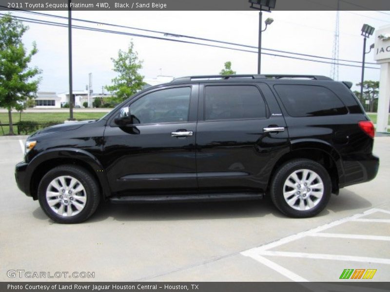 Black / Sand Beige 2011 Toyota Sequoia Platinum 4WD