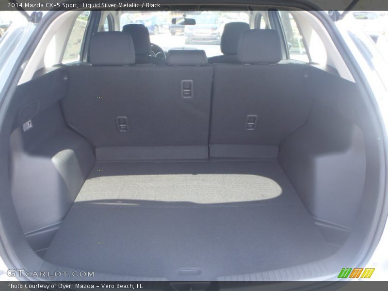 Liquid Silver Metallic / Black 2014 Mazda CX-5 Sport