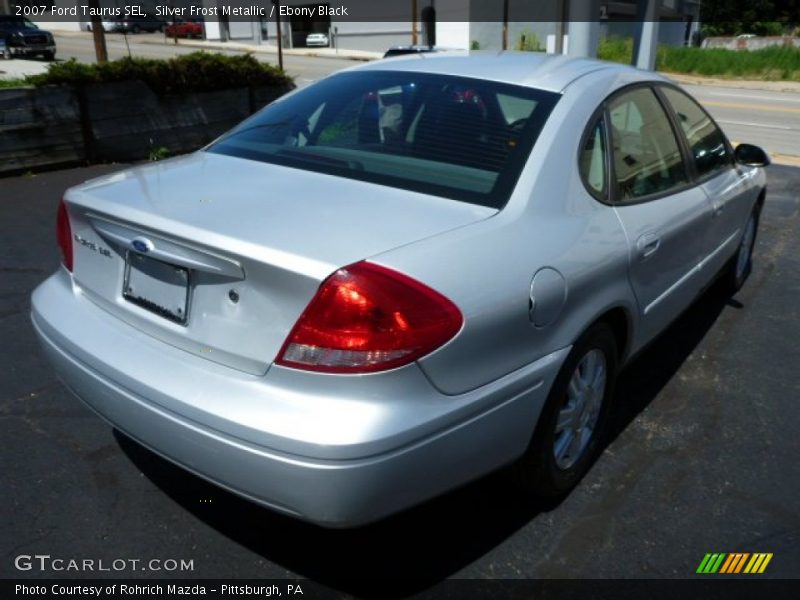 Silver Frost Metallic / Ebony Black 2007 Ford Taurus SEL