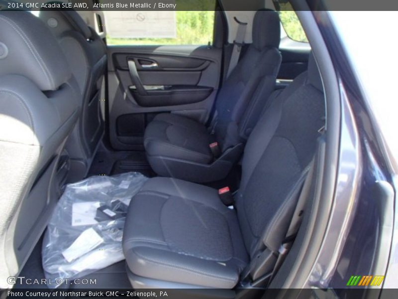Atlantis Blue Metallic / Ebony 2014 GMC Acadia SLE AWD