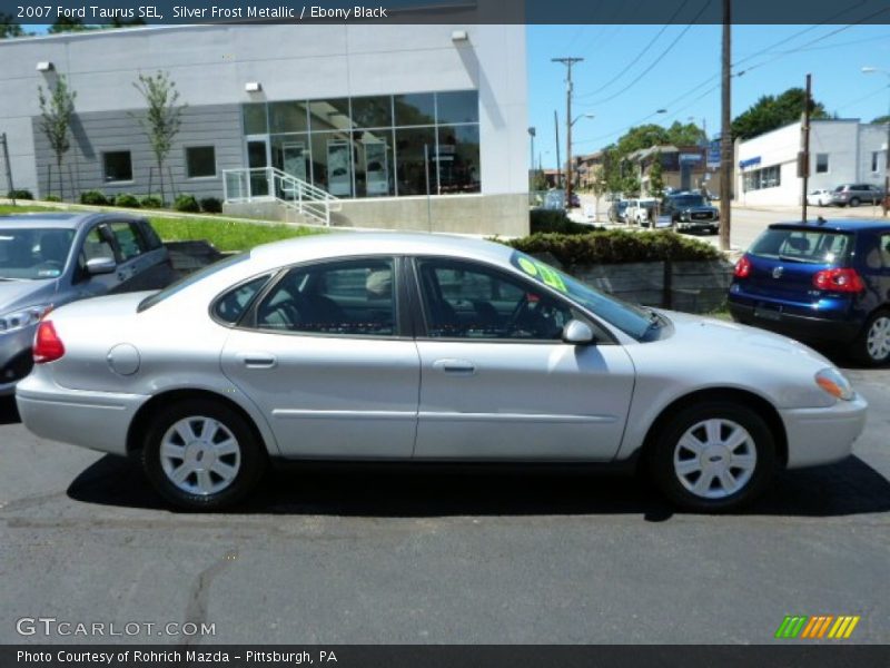 Silver Frost Metallic / Ebony Black 2007 Ford Taurus SEL