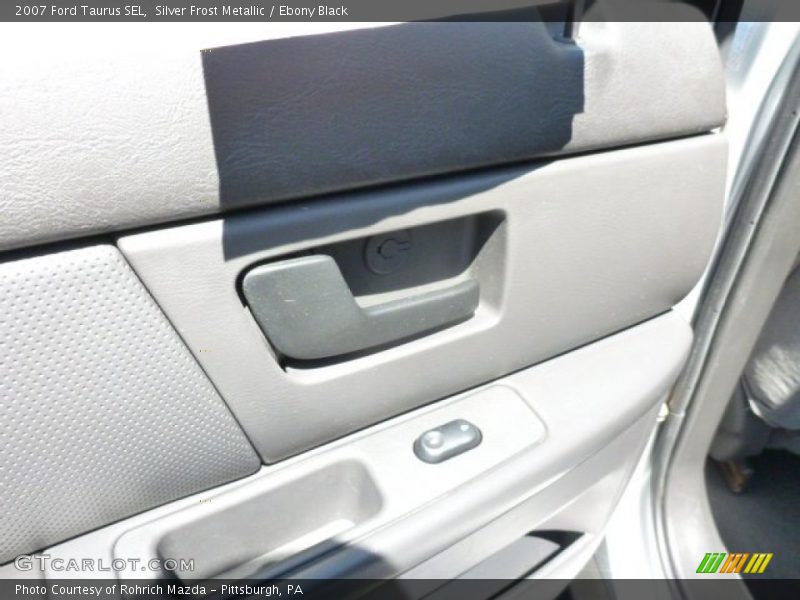 Silver Frost Metallic / Ebony Black 2007 Ford Taurus SEL