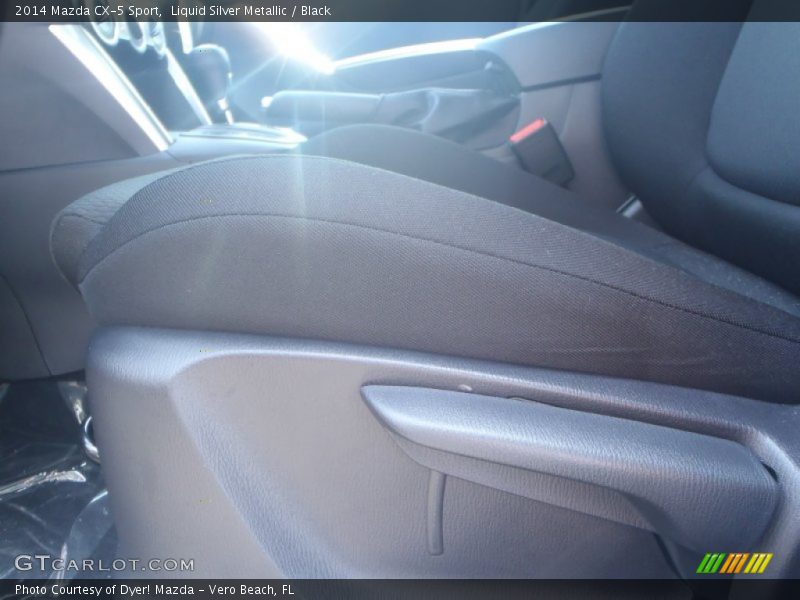 Liquid Silver Metallic / Black 2014 Mazda CX-5 Sport