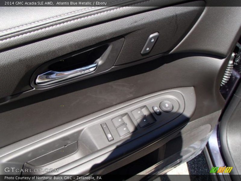 Atlantis Blue Metallic / Ebony 2014 GMC Acadia SLE AWD