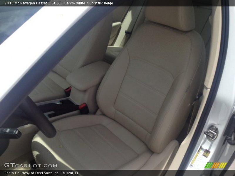 Candy White / Cornsilk Beige 2013 Volkswagen Passat 2.5L SE