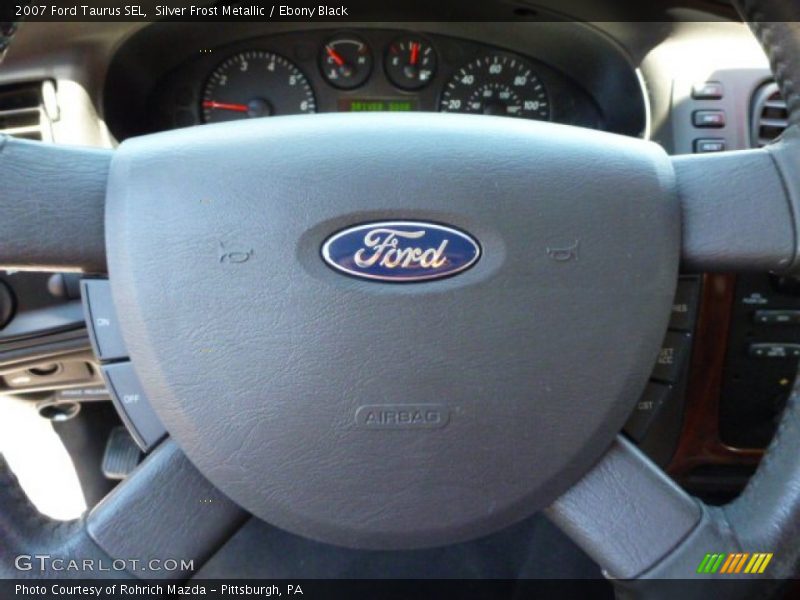 Silver Frost Metallic / Ebony Black 2007 Ford Taurus SEL