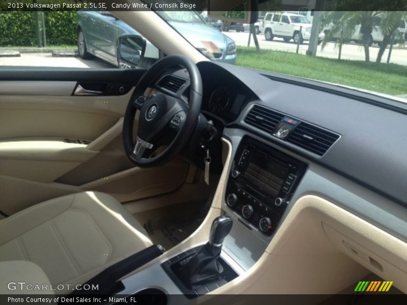 Candy White / Cornsilk Beige 2013 Volkswagen Passat 2.5L SE