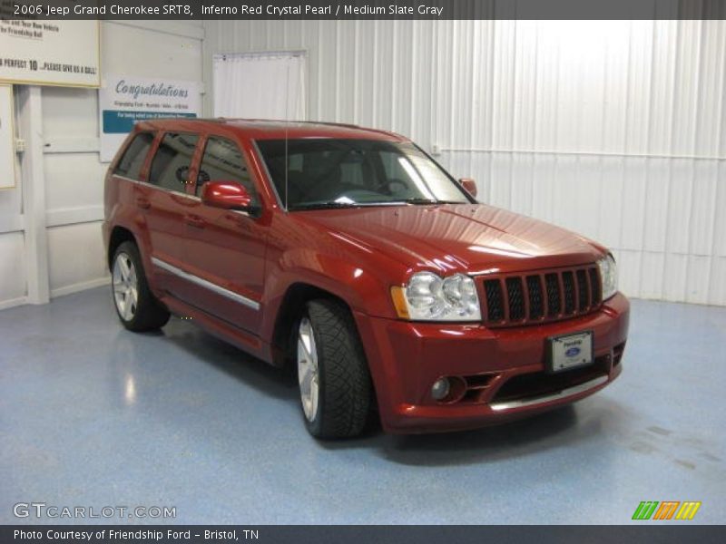 Inferno Red Crystal Pearl / Medium Slate Gray 2006 Jeep Grand Cherokee SRT8