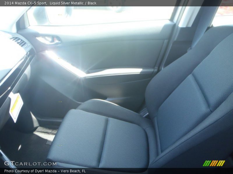 Liquid Silver Metallic / Black 2014 Mazda CX-5 Sport