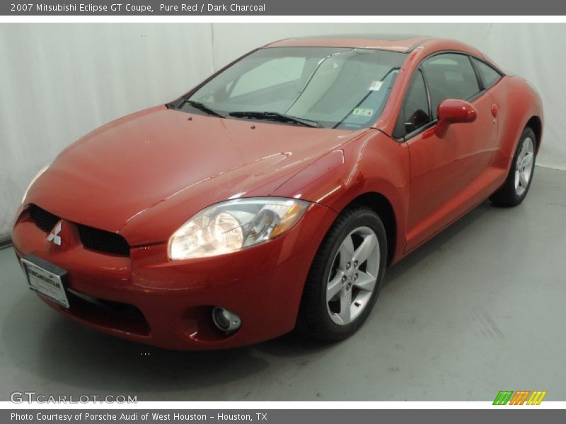 Pure Red / Dark Charcoal 2007 Mitsubishi Eclipse GT Coupe