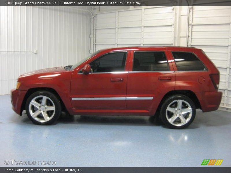 Inferno Red Crystal Pearl / Medium Slate Gray 2006 Jeep Grand Cherokee SRT8