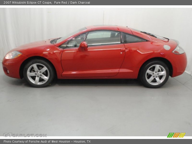 Pure Red / Dark Charcoal 2007 Mitsubishi Eclipse GT Coupe