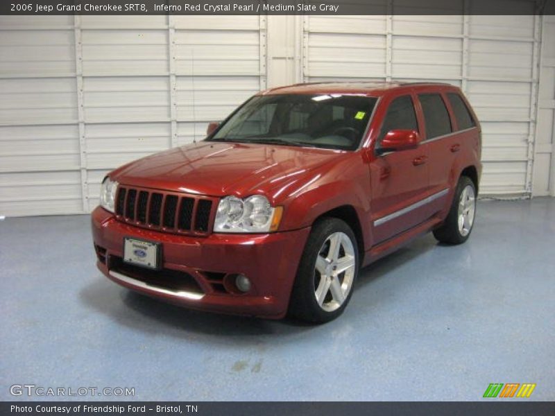 Inferno Red Crystal Pearl / Medium Slate Gray 2006 Jeep Grand Cherokee SRT8