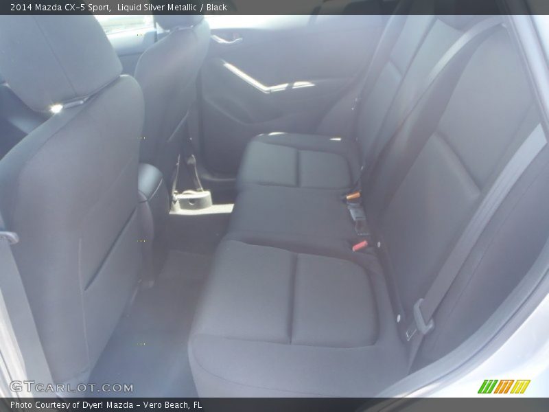Liquid Silver Metallic / Black 2014 Mazda CX-5 Sport