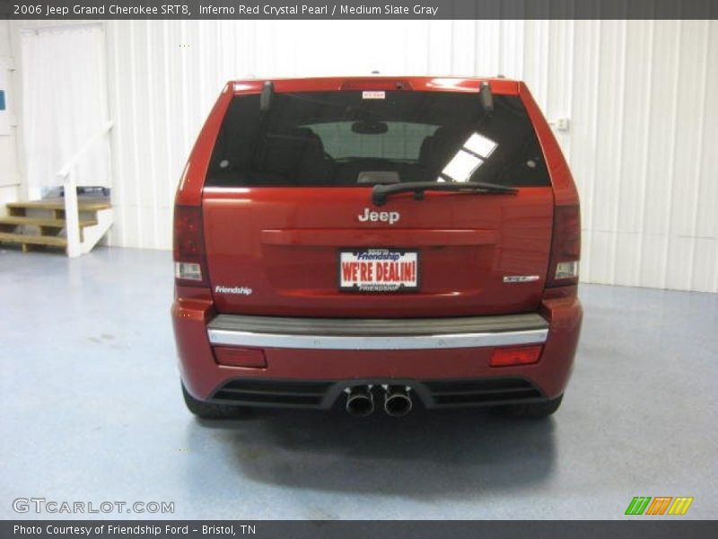 Inferno Red Crystal Pearl / Medium Slate Gray 2006 Jeep Grand Cherokee SRT8