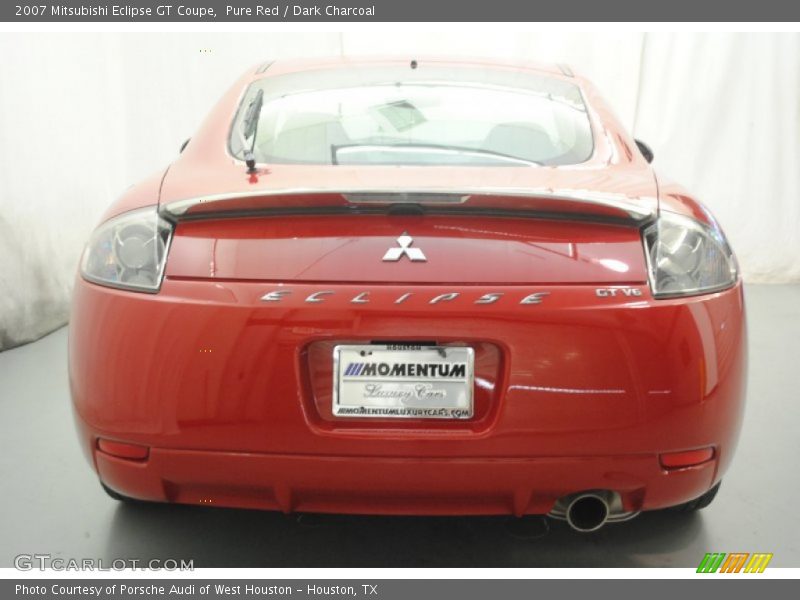 Pure Red / Dark Charcoal 2007 Mitsubishi Eclipse GT Coupe