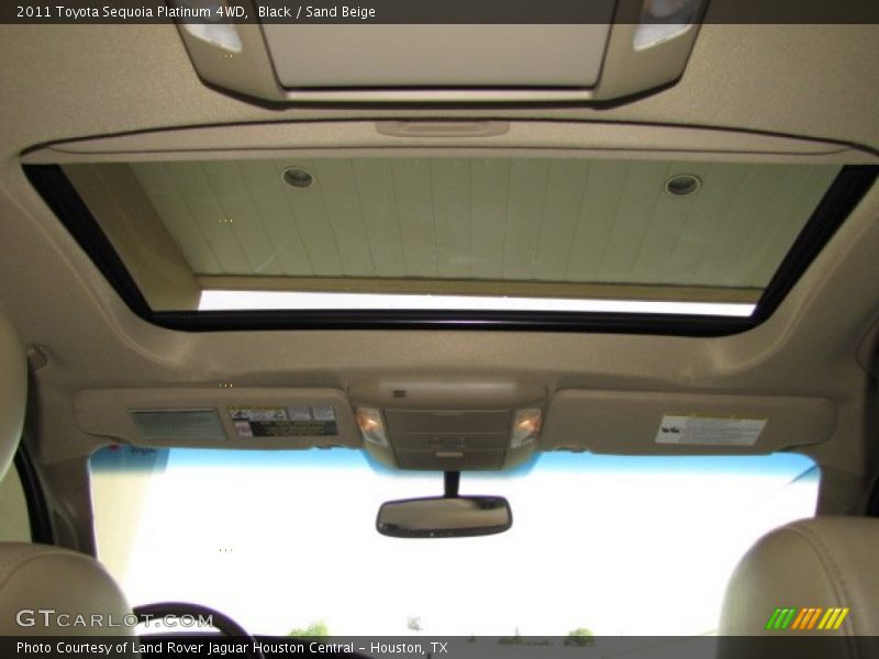Black / Sand Beige 2011 Toyota Sequoia Platinum 4WD