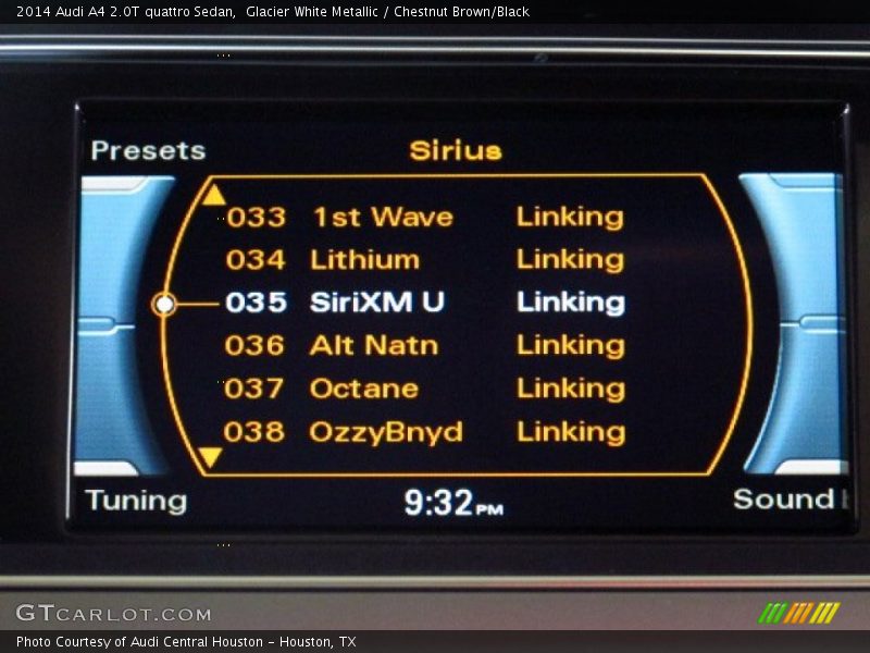Glacier White Metallic / Chestnut Brown/Black 2014 Audi A4 2.0T quattro Sedan