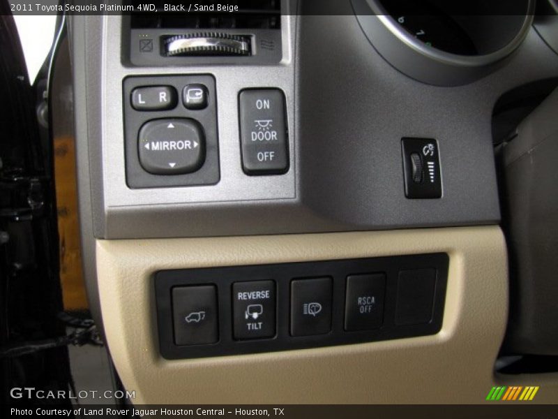 Black / Sand Beige 2011 Toyota Sequoia Platinum 4WD