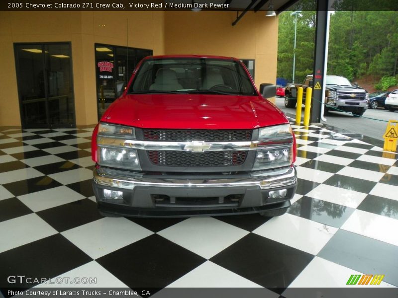 Victory Red / Medium Dark Pewter 2005 Chevrolet Colorado Z71 Crew Cab