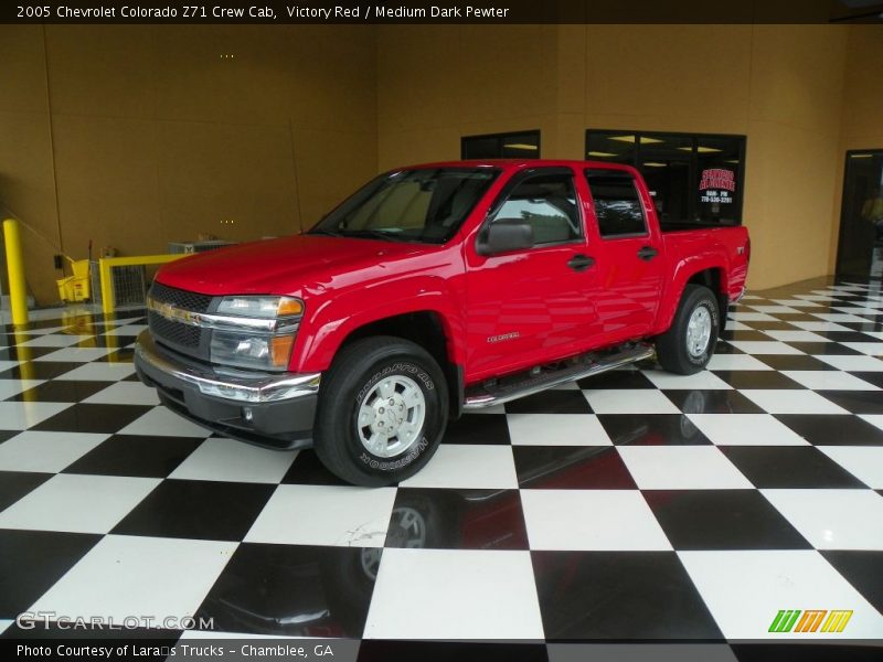 Victory Red / Medium Dark Pewter 2005 Chevrolet Colorado Z71 Crew Cab