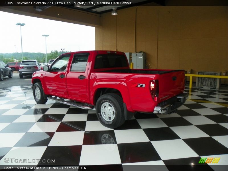 Victory Red / Medium Dark Pewter 2005 Chevrolet Colorado Z71 Crew Cab