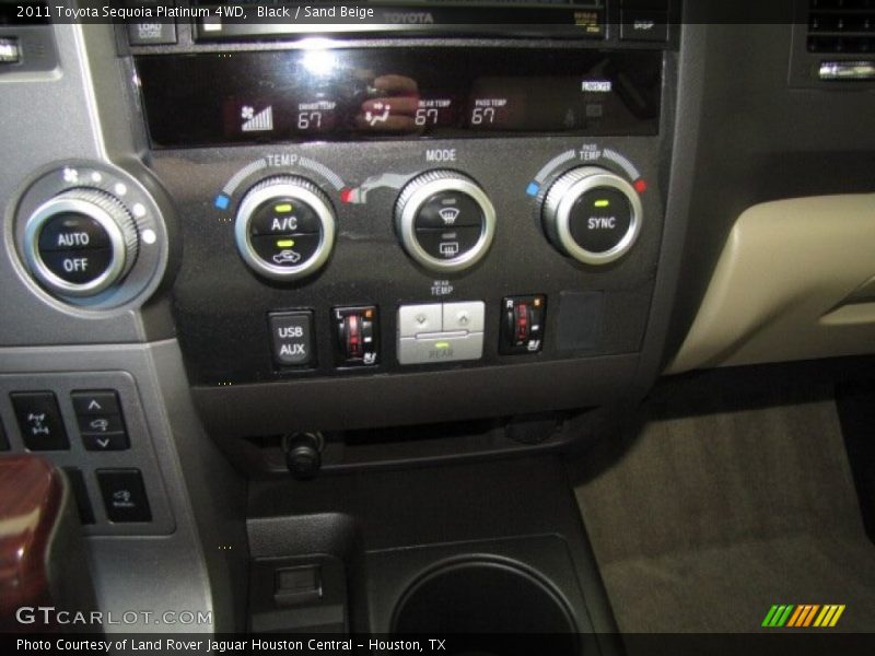 Black / Sand Beige 2011 Toyota Sequoia Platinum 4WD