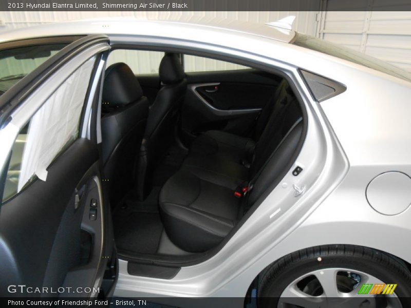 Shimmering Air Silver / Black 2013 Hyundai Elantra Limited