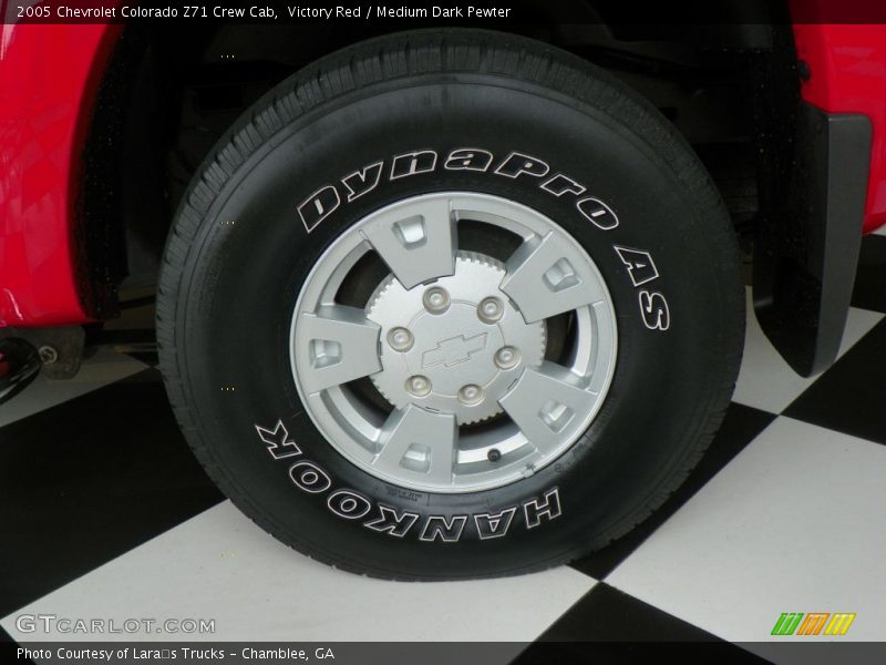 Victory Red / Medium Dark Pewter 2005 Chevrolet Colorado Z71 Crew Cab