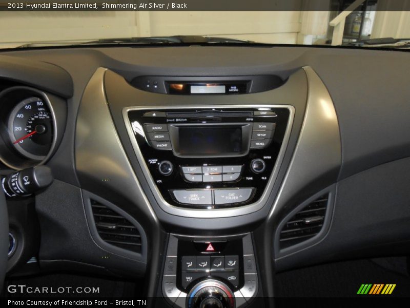 Shimmering Air Silver / Black 2013 Hyundai Elantra Limited