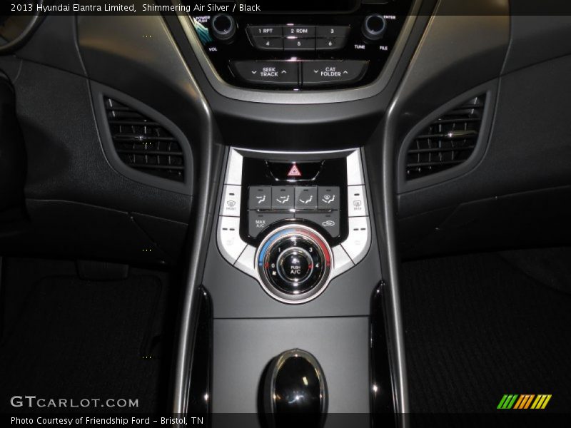 Shimmering Air Silver / Black 2013 Hyundai Elantra Limited