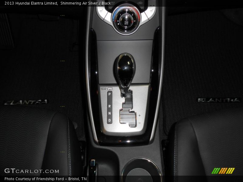 Shimmering Air Silver / Black 2013 Hyundai Elantra Limited