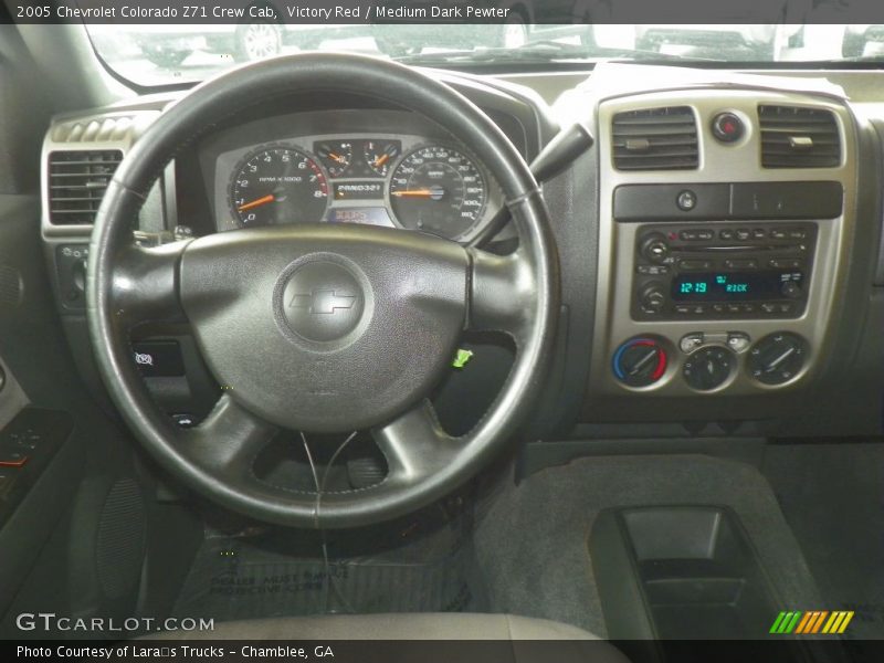 Victory Red / Medium Dark Pewter 2005 Chevrolet Colorado Z71 Crew Cab