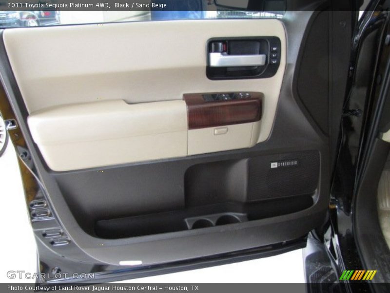 Black / Sand Beige 2011 Toyota Sequoia Platinum 4WD