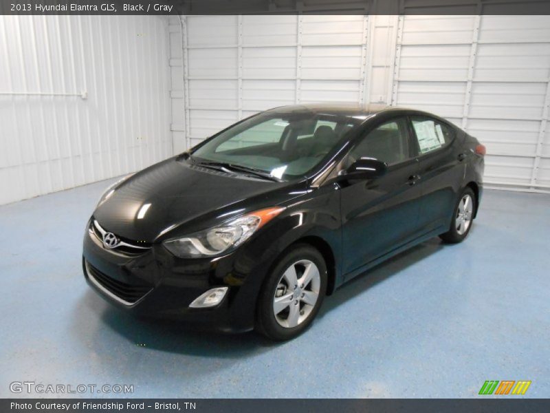 Black / Gray 2013 Hyundai Elantra GLS
