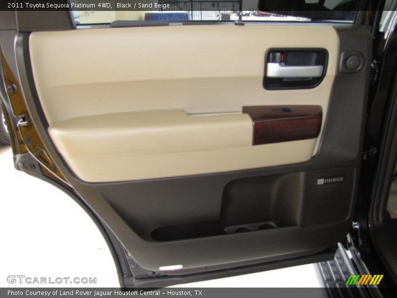 Black / Sand Beige 2011 Toyota Sequoia Platinum 4WD