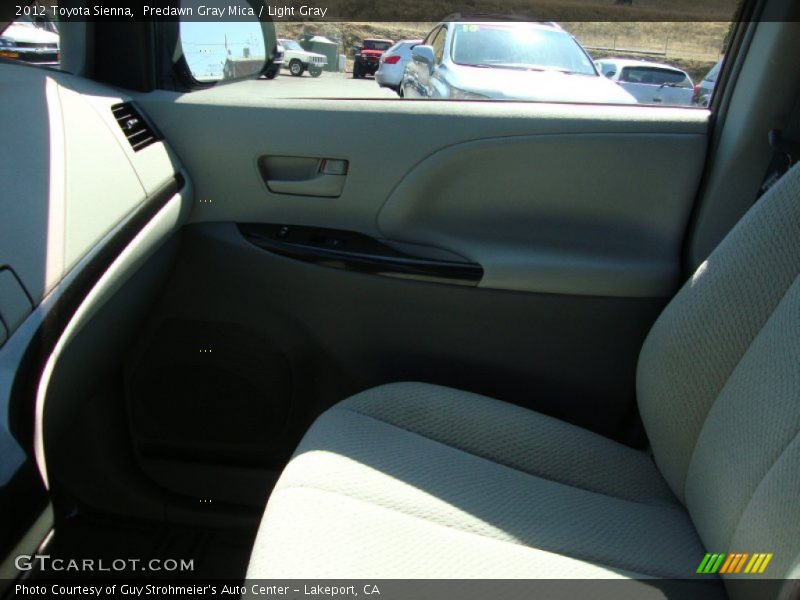 Predawn Gray Mica / Light Gray 2012 Toyota Sienna