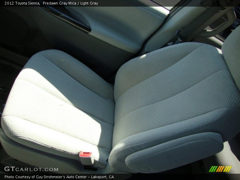 Predawn Gray Mica / Light Gray 2012 Toyota Sienna