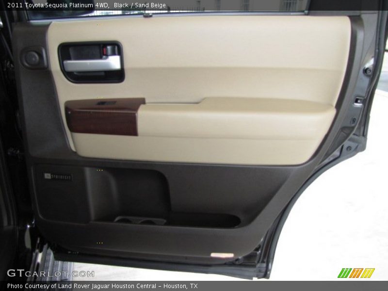 Black / Sand Beige 2011 Toyota Sequoia Platinum 4WD