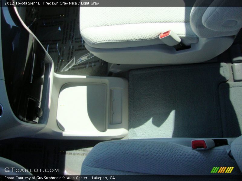Predawn Gray Mica / Light Gray 2012 Toyota Sienna