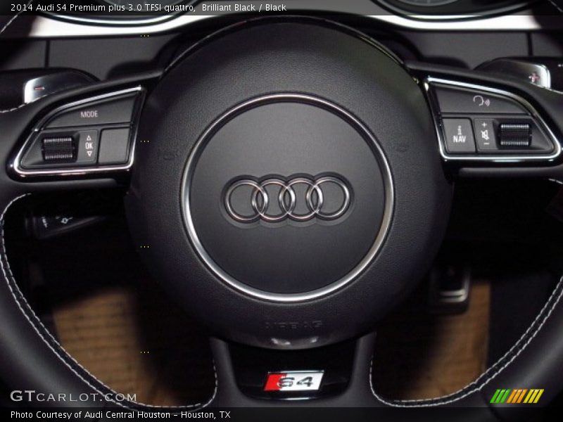 Brilliant Black / Black 2014 Audi S4 Premium plus 3.0 TFSI quattro